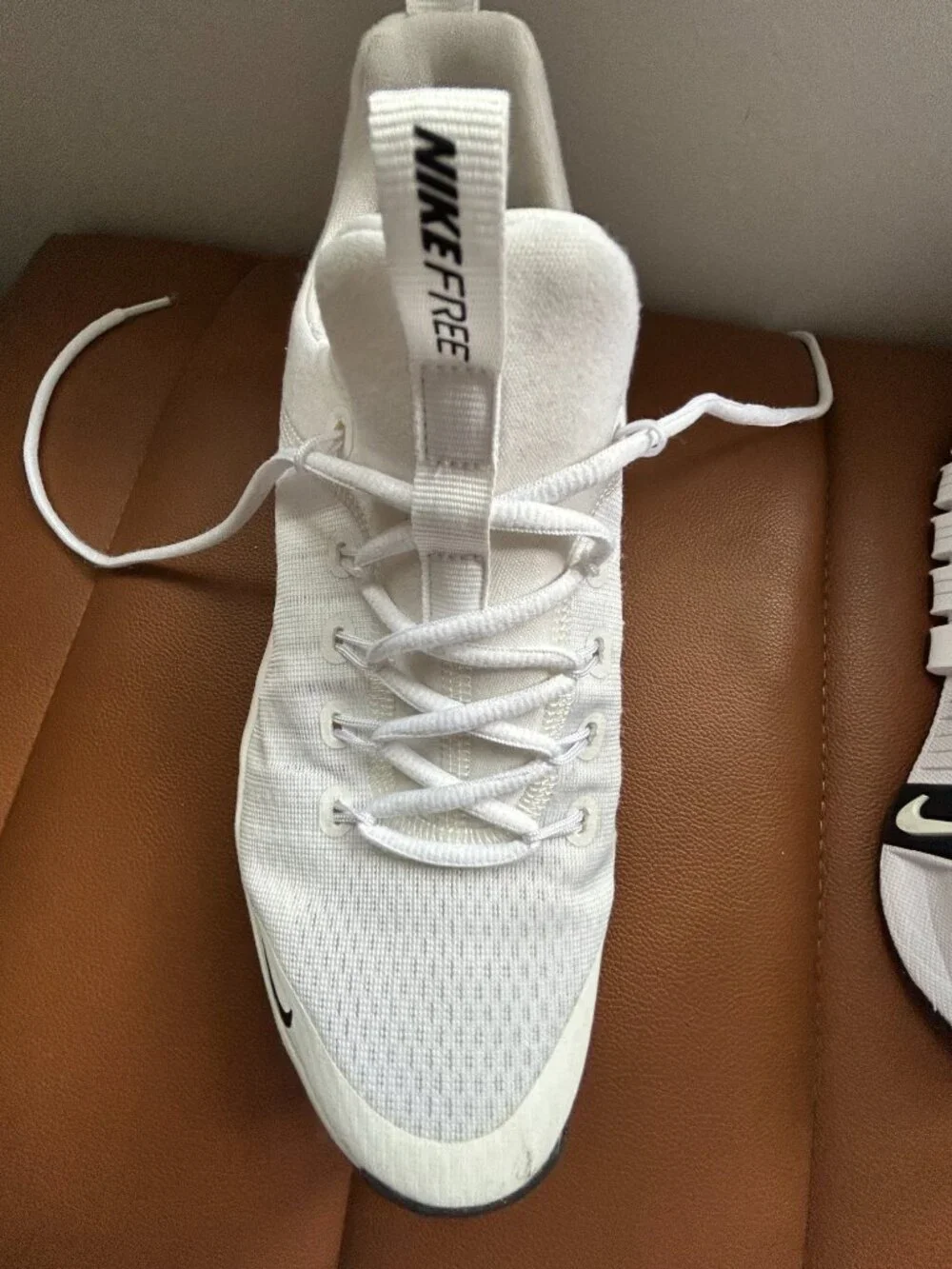 Nike Free Metcon 6 Lifting Training Shoes White Black Men 8 Women 9.5 - Picture 7 of 8